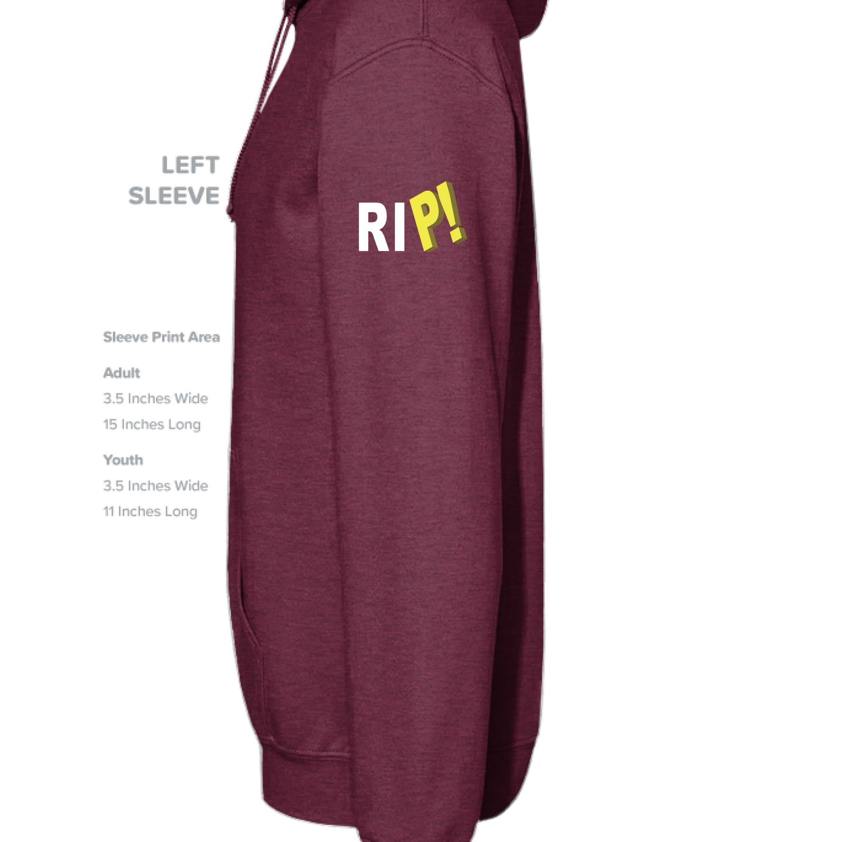 Heather Sport Dark Maroon - SLEEVE_LEFT